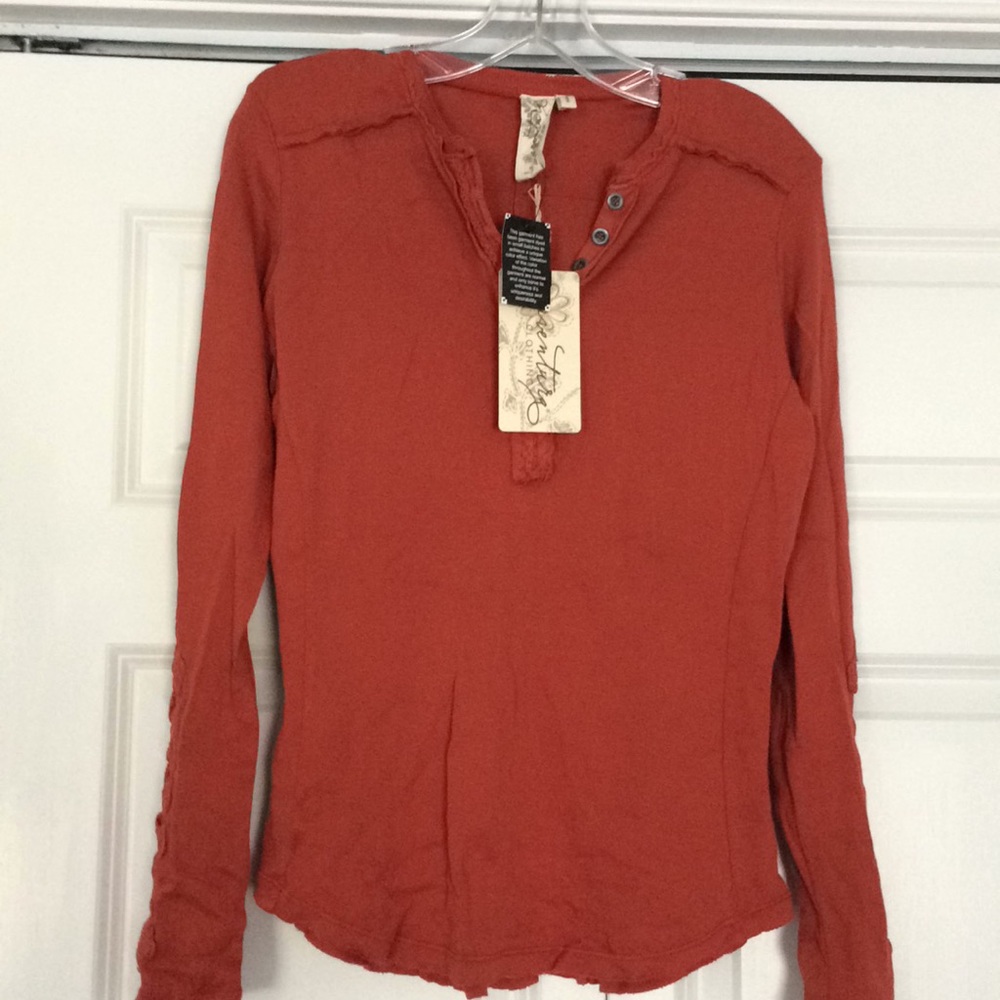 Aventura log sleeve Henley